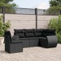 5-piece garden furniture set with black synthetic rattan cushions by , Garden sets - Ref: Foro24-3221364, Price: 351,42 €, Di...