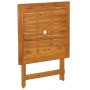 Mesa plegable de jardín de madera maciza de acacia 70x70x75 cm de vidaXL, Mesas de jardín - Ref: Foro24-46348, Precio: 78,93 ...