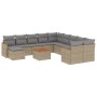 Set Gartensofas mit beigen Kissen Mix 12 Stück PE Rattan von , Gartensets - Ref: Foro24-3226577, Preis: 790,24 €, Rabatt: %