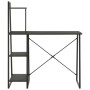 Desk with black shelf 102x50x117 cm by vidaXL, Desks - Ref: Foro24-20283, Price: 106,89 €, Discount: %