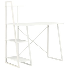 Desk with white shelf 102x50x117 cm by vidaXL, Desks - Ref: Foro24-20282, Price: 69,99 €, Discount: %