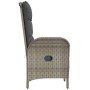 Garden chairs 2 units gray synthetic rattan by vidaXL, Garden chairs - Ref: Foro24-46219, Price: 420,41 €, Discount: %