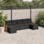 7-piece garden dining set with black synthetic rattan cushions by , Garden sets - Ref: Foro24-3227910, Price: 397,00 €, Disco...