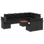 Set von 11-teiligen Gartensofas mit beigen Kissen aus synthetischem Rattan von , Gartensets - Ref: Foro24-3256030, Preis: 882...