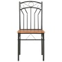 Dining chairs 6 units brown MDF by vidaXL, dining chairs - Ref: Foro24-281397, Price: 173,54 €, Discount: %