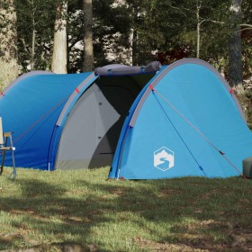 Tunnel tent for 4 people, waterproof, blue. by , tents - Ref: Foro24-94395, Price: 94,99 €, Discount: %