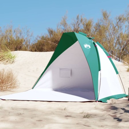 Tienda de playa 185T poliéster verde agua 268x223x125 cm de , Tiendas de campaña - Ref: Foro24-94407, Precio: 38,05 €, Descue...