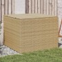 Beige synthetic rattan garden storage box 291L by , Outdoor storage boxes - Ref: Foro24-365339, Price: 131,43 €, Discount: %