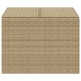 Beige synthetic rattan garden storage box 291L by , Outdoor storage boxes - Ref: Foro24-365339, Price: 131,43 €, Discount: %