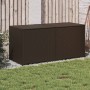 Brown synthetic rattan garden storage box 283L by , Outdoor storage boxes - Ref: Foro24-365313, Price: 122,85 €, Discount: %