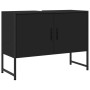 Engineered wood bathroom sink cabinet in black, 80x33x60 cm by , Dressing tables - Ref: Foro24-842461, Price: 66,02 €, Discou...