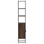 Engineered wood brown oak bathroom cabinet 33x33x185.5 cm by , Dressing tables - Ref: Foro24-842475, Price: 77,38 €, Discount: %