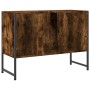 Bathroom vanity cabinet in smoked oak engineered wood, 80x33x60 cm. by , Dressing tables - Ref: Foro24-842463, Price: 64,37 €...