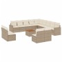 Set sofás de jardín 14 pzas con cojines ratán sintético beige de , Sofás modulares de exterior - Ref: Foro24-3224378, Precio:...