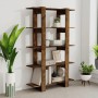 Shelving unit/space divider in smoked oak color, 100x30x160cm. by , Bookcases and shelves - Ref: Foro24-813560, Price: 75,42 ...