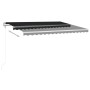 Toldo automático LED sensor de viento gris antracita 400x350 cm de , Toldos - Ref: Foro24-3068994, Precio: 698,58 €, Descuent...