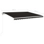 Toldo automático LED sensor de viento gris antracita 400x350 cm de , Toldos - Ref: Foro24-3068994, Precio: 698,58 €, Descuent...