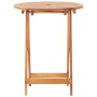 Mesa plegable de jardín de madera maciza de acacia 60x75 cm de vidaXL, Mesas de jardín - Ref: Foro24-46346, Precio: 60,26 €, ...