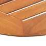 Mesa plegable de jardín de madera maciza de acacia 60x75 cm de vidaXL, Mesas de jardín - Ref: Foro24-46346, Precio: 60,26 €, ...