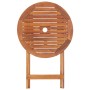 Mesa plegable de jardín de madera maciza de acacia 60x75 cm de vidaXL, Mesas de jardín - Ref: Foro24-46346, Precio: 60,26 €, ...