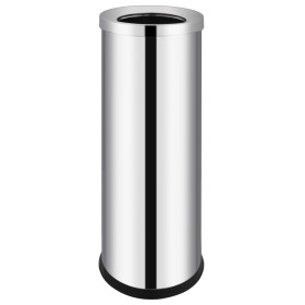 32 L stainless steel hotel trash can by vidaXL, Garbage cans and trash cans - Ref: Foro24-51094, Price: 73,99 €, Discount: %