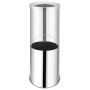 32 L stainless steel hotel trash can by vidaXL, Garbage cans and trash cans - Ref: Foro24-51094, Price: 73,91 €, Discount: %