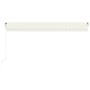 Automatische Markise mit LED und Windsensor, creme, 500x300 cm. von , Markisen - Ref: Foro24-3068952, Preis: 694,81 €, Rabatt: %