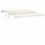 Toldo automático con LED y sensor de viento crema 400x350 cm de , Toldos - Ref: Foro24-3068992, Precio: 697,76 €, Descuento: %