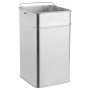 36 L stainless steel trash can with ashtray by vidaXL, Garbage cans and trash cans - Ref: Foro24-51090, Price: 76,13 €, Disco...