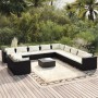 Set Gartensofas 12 Stück Kissen synthetisches Rattan schwarz von , Gartensets - Ref: Foro24-3102535, Preis: 1,00 €, Rabatt: %