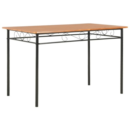 Mesa de comedor de MDF marrón 120x70x75 cm de vidaXL, Mesas de cocina y de comedor - Ref: Foro24-281402, Precio: 105,77 €, De...