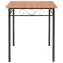 Mesa de comedor de MDF marrón 120x70x75 cm de vidaXL, Mesas de cocina y de comedor - Ref: Foro24-281402, Precio: 105,77 €, De...