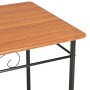 Brown MDF dining table 120x70x75 cm by vidaXL, Kitchen and dining tables - Ref: Foro24-281402, Price: 105,77 €, Discount: %