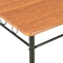 Brown MDF dining table 120x70x75 cm by vidaXL, Kitchen and dining tables - Ref: Foro24-281402, Price: 105,77 €, Discount: %