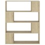 Sonoma oak shelving/space divider 100x24x124 cm by , Bookcases and shelves - Ref: Foro24-809191, Price: 65,51 €, Discount: %