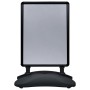 A1 water-based black aluminum alloy poster stand by , Counters - Ref: Foro24-51205, Price: 191,17 €, Discount: %