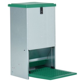 Futterautomat für Geflügel mit Pedal 20 kg von , Futternäpfe, Futtertröge und Tränken für Haustiere - Ref: Foro24-171447, Pre...