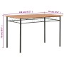 Brown MDF dining table 120x70x75 cm by vidaXL, Kitchen and dining tables - Ref: Foro24-281402, Price: 105,77 €, Discount: %