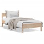 Estructura de cama con cabecero madera maciza pino 75x190 cm de , Camas y somieres - Ref: Foro24-842782, Precio: 74,46 €, Des...