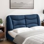 Cabecero de cama acolchado tela azul 120 cm de , Cabeceros y pies de cama - Ref: Foro24-374567, Precio: 67,43 €, Descuento: %