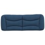 Cabecero de cama acolchado tela azul 120 cm de , Cabeceros y pies de cama - Ref: Foro24-374567, Precio: 67,43 €, Descuento: %