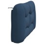 Cabecero de cama acolchado tela azul 120 cm de , Cabeceros y pies de cama - Ref: Foro24-374567, Precio: 67,43 €, Descuento: %