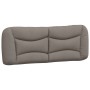 Cabecero de cama acolchado tela gris taupé 120 cm de , Cabeceros y pies de cama - Ref: Foro24-374565, Precio: 63,46 €, Descue...