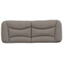 Cabecero de cama acolchado tela gris taupé 120 cm de , Cabeceros y pies de cama - Ref: Foro24-374565, Precio: 63,46 €, Descue...