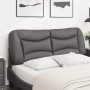 Cabecero de cama acolchado cuero sintético gris 120 cm de , Cabeceros y pies de cama - Ref: Foro24-374571, Precio: 64,69 €, D...