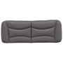 Cabecero de cama acolchado cuero sintético gris 120 cm de , Cabeceros y pies de cama - Ref: Foro24-374571, Precio: 64,69 €, D...