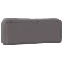 Cabecero de cama acolchado cuero sintético gris 120 cm de , Cabeceros y pies de cama - Ref: Foro24-374571, Precio: 64,69 €, D...