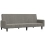 Sofá cama de 2 plazas terciopelo gris claro de , Sofás - Ref: Foro24-375774, Precio: 251,90 €, Descuento: %