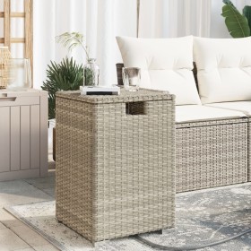 Light gray rattan gas cylinder cover 40x40x60 cm by , Garden tables - Ref: Foro24-366298, Price: 102,56 €, Discount: %