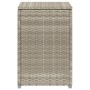 Mesa cubierta para bombona de gas ratán gris claro 40x40x60 cm de , Mesas de jardín - Ref: Foro24-366298, Precio: 101,04 €, D...